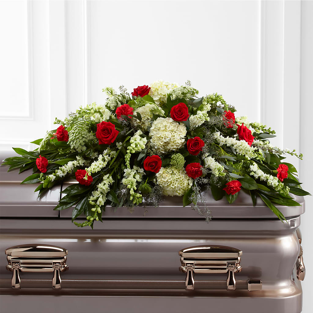 Sincerity Casket Spray – St Lucie Flower Venue And Gifts, Fort Pierce FL