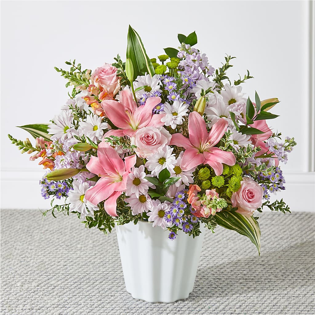 Abundant Compassion Floor Basket – St Lucie Flower Venue And Gifts, Fort Pierce FL