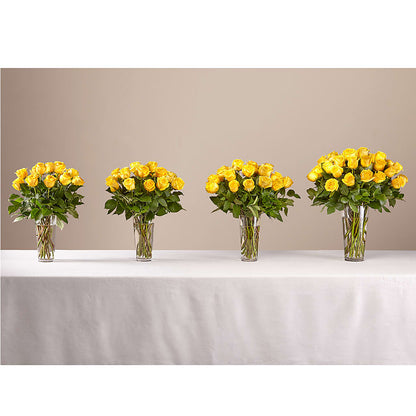 Long Stem Yellow Rose Bouquet –  St Lucie Flower Venue And Gifts, Fort Pierce FL