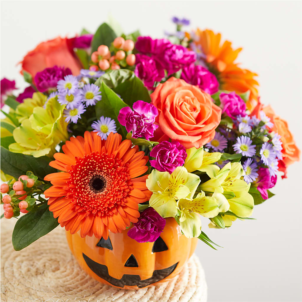 Tricks & Treats Pumpkin –  St Lucie Flower Venue And Gifts, Fort Pierce FL