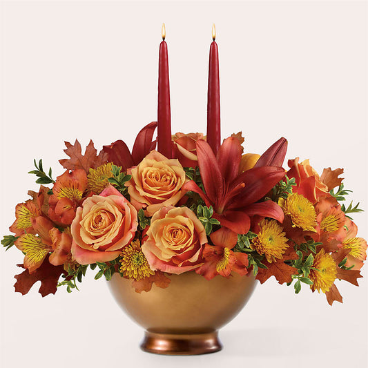 Harvest Table Centerpiece –  St Lucie Flower Venue And Gifts, Fort Pierce FL