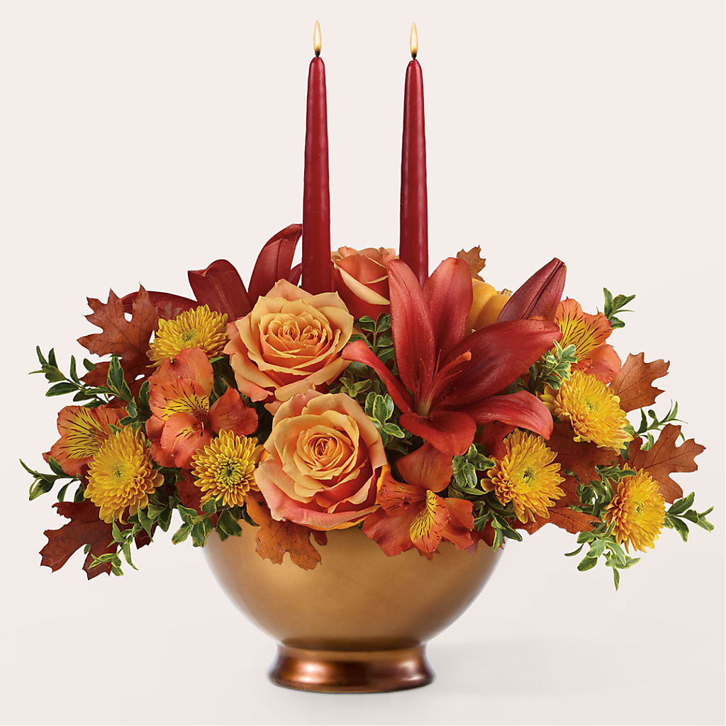 Harvest Table Centerpiece –  St Lucie Flower Venue And Gifts, Fort Pierce FL