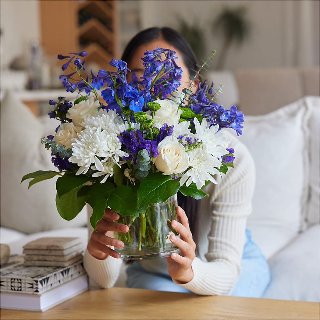 Cerulean Waves Bouquet –  St Lucie Flower Venue And Gifts, Fort Pierce FL