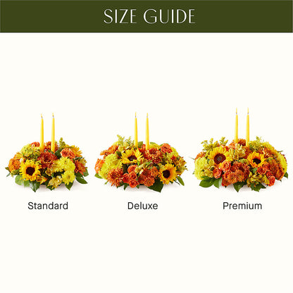 Autumn Harmony Centerpiece –  St Lucie Flower Venue And Gifts, Fort Pierce FL