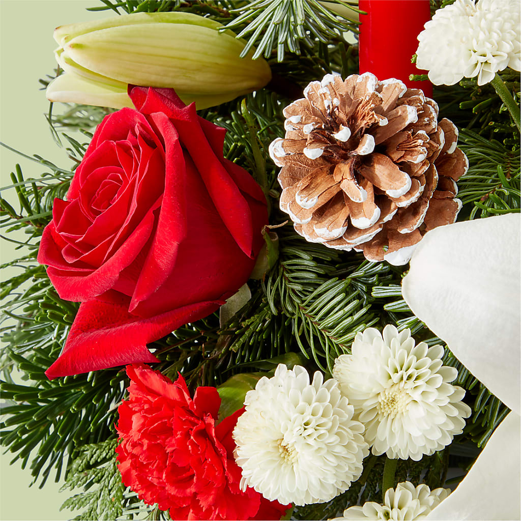 Seasonal Festivities Centerpiece –  St Lucie Flower Venue And Gifts, Fort Pierce FL