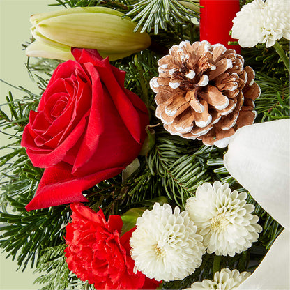 Seasonal Festivities Centerpiece –  St Lucie Flower Venue And Gifts, Fort Pierce FL
