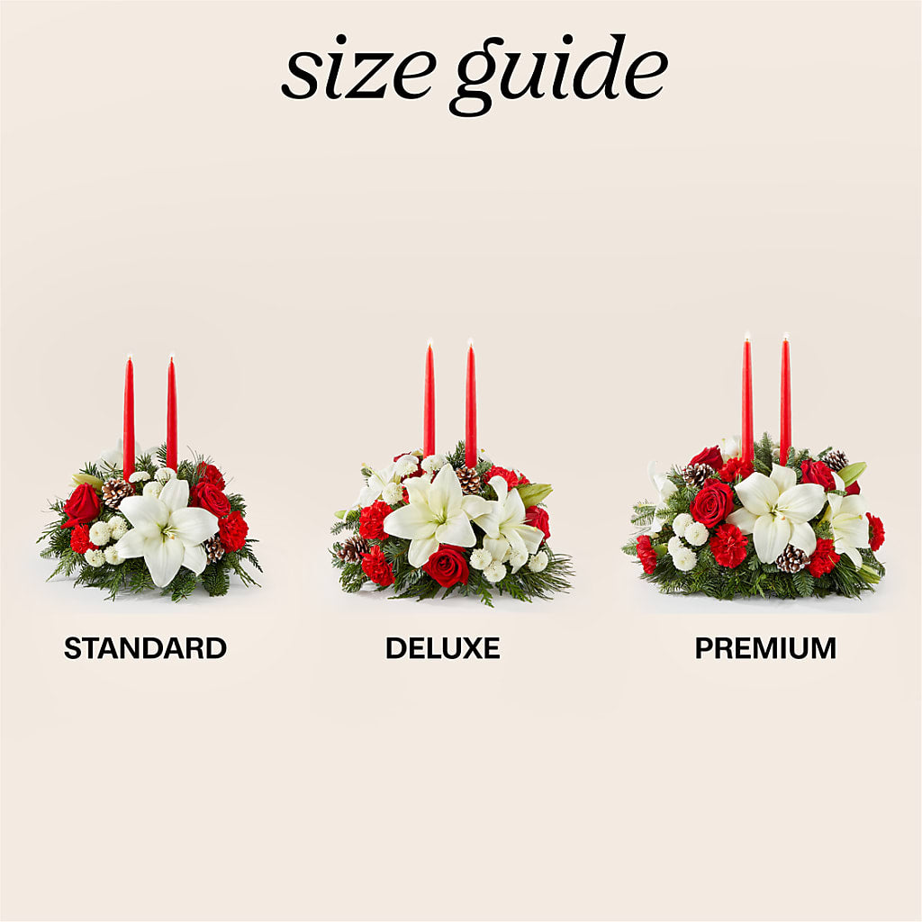 Seasonal Festivities Centerpiece –  St Lucie Flower Venue And Gifts, Fort Pierce FL