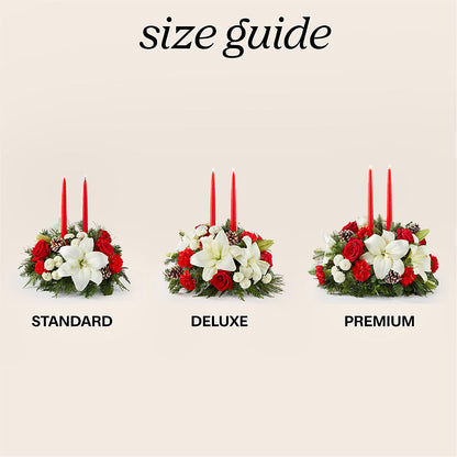 Seasonal Festivities Centerpiece –  St Lucie Flower Venue And Gifts, Fort Pierce FL