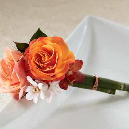 Sunset Dream Boutonniere –  St Lucie Flower Venue And Gifts, Fort Pierce FL
