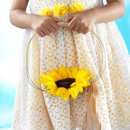 Sweet Sunshine Flower Girl Bouquet –  St Lucie Flower Venue And Gifts, Fort Pierce FL